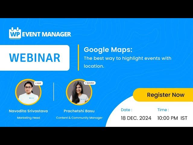 Google Maps: The best way to highlight events with location