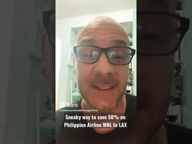 Sneaky way to save 50% on Philippine Airlines #manila to #losangeles nonstop