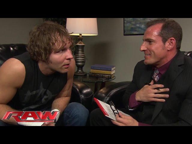 Dean Ambrose undergoes psychological evaluation: Raw, January 12, 2015