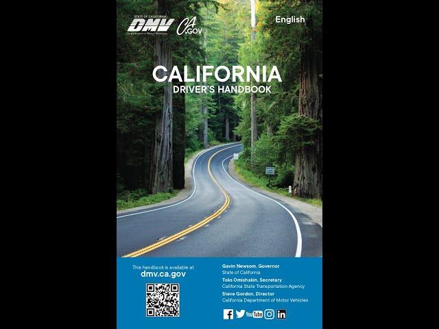 California Driver's Handbook - 2023 - Audio