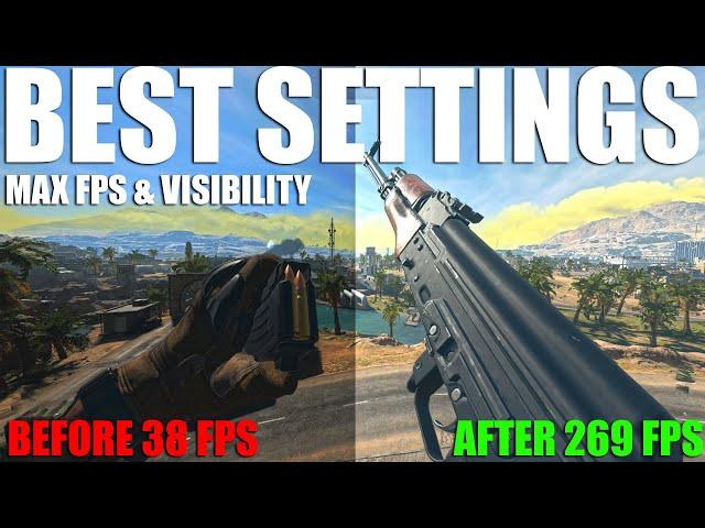 BEST Warzone 2 Settings for Max FPS and VISIBILITY | Warzone 2 PC Guide for Maximum Performance
