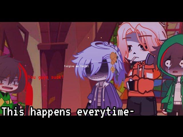 Playing UnderTale be like- | Sh-tpost | Gacha Club