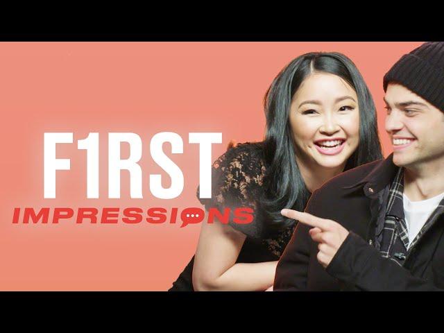 Noah Centineo Romantically Sings To Lana Condor | First Impressions