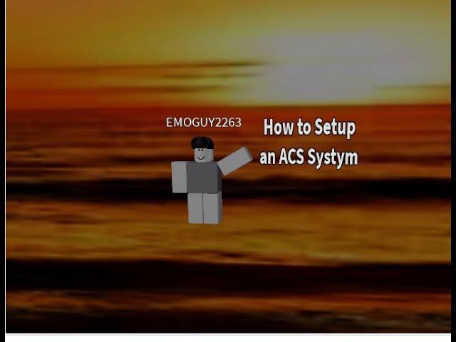 How to setup an ACS Gun System [Roblox]