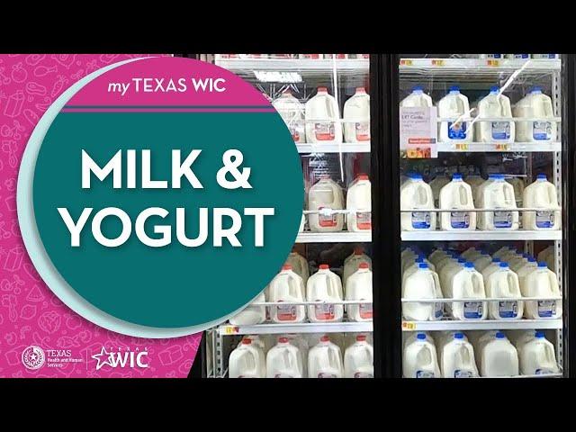 Shopping with Texas WIC: Milk and Yogurt | TexasWIC.org