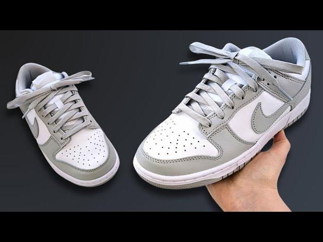 HOW TO LACE NIKE DUNK LOWS (STANDARD WAY)