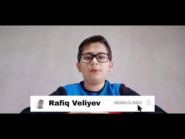 Yaxşılıq haqqında atalar sözləri #2. Rafiq Vəliyev