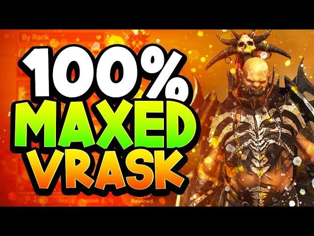 Raid Shadow Legends: Vrask Guide, Build & Masteries (Elite Healer!)