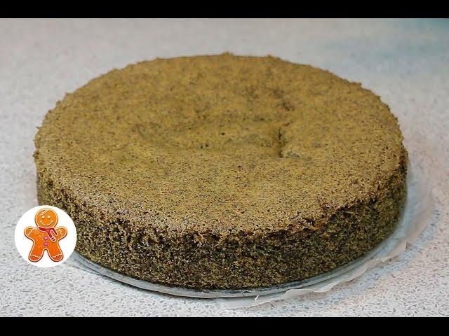 Poppy Seed Sponge Cake