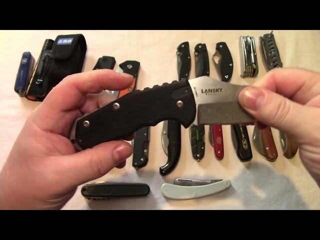 UK Legal Carry Knife Collection (and a little info on the law)