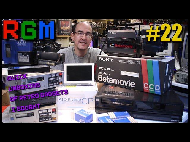 EBAY RETRO GADGETS I BOUGHT Video # 22 INC SONY BETAMAX SL-HF100, BETAMOVIE BMC500 AKAI VHS-C CLONE