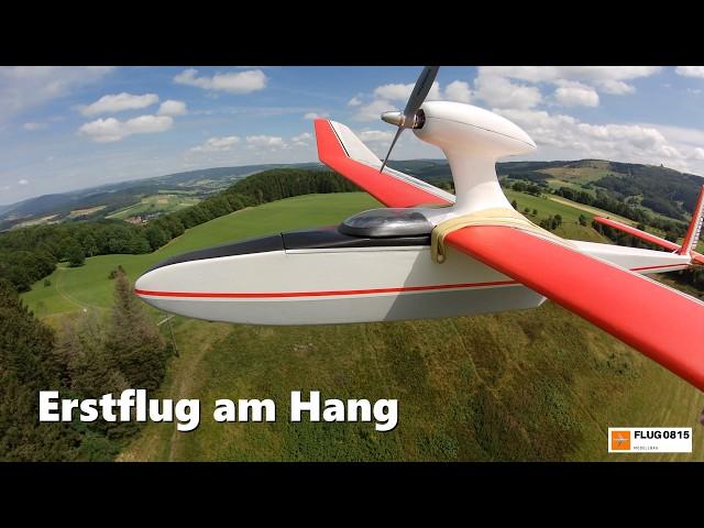 Graupner Amigo II first flights, slope soaring