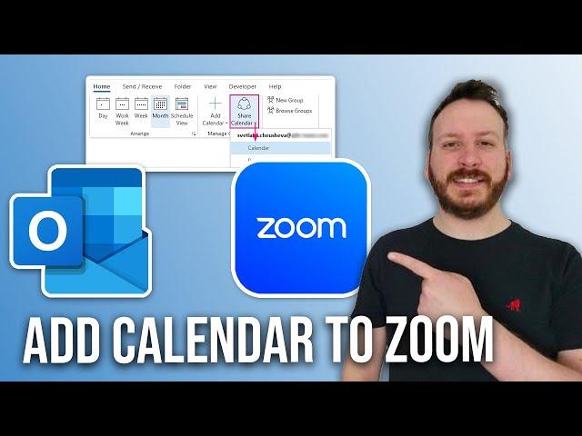 How To Add Outlook Calendar To Zoom