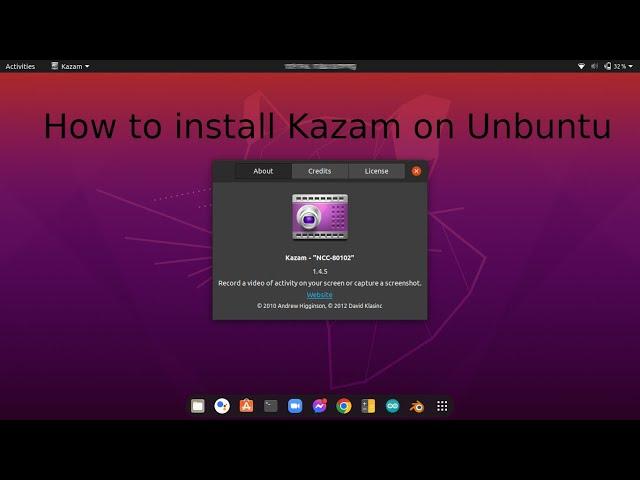 How to install Kazam Screen Recorder on Ubuntu 20.04