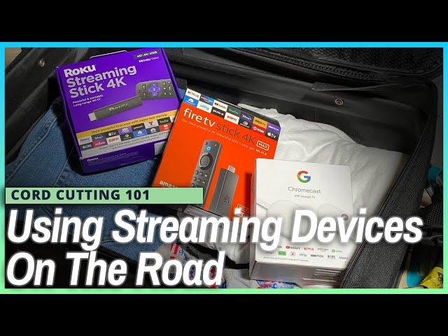 How to Stream on The Road: Roku Streaming Stick 4K, Fire TV, Travel Routers, and More