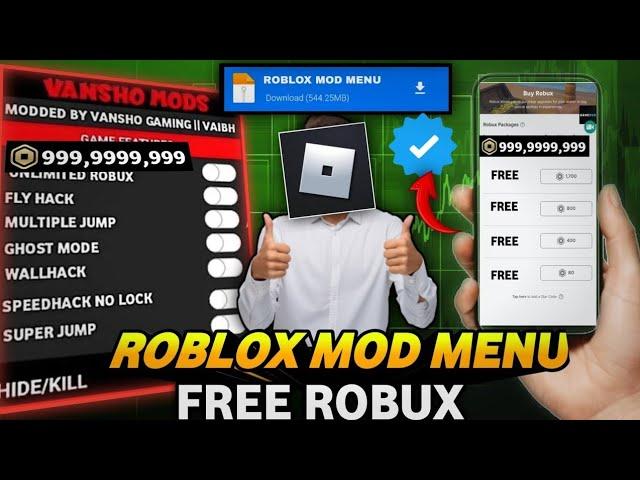 ️MOD MENU!️ Roblox Mod Apk v 2. 647. 716   Unlimited Robux & Speed Fly Jump Hack 2024 !