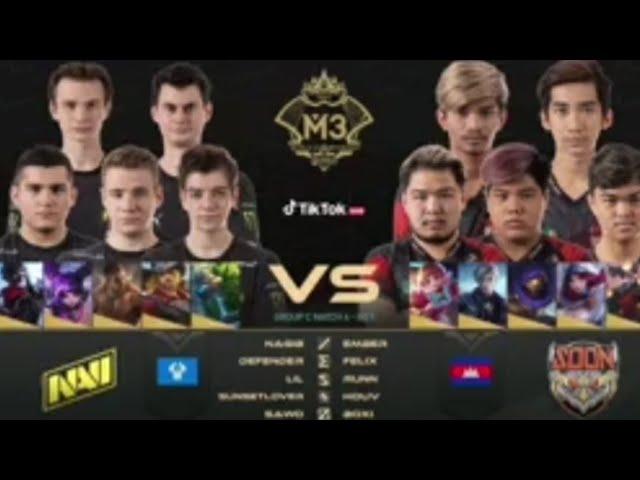 NAVI VS SOON/MOBILE LEGEND World Championship M3/Day 3