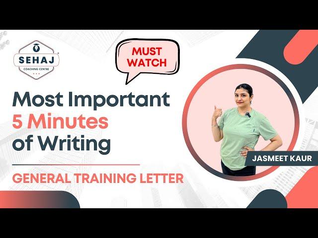 Most important part in general writing | GENERAL IELTS | #generalielts