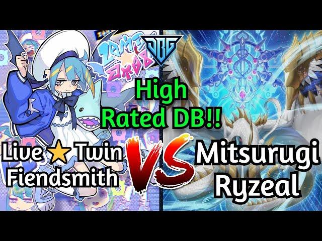 Live⭐Twin Fiendsmith Vs Mitsurugi Ryzeal High Rated DB Yu-Gi-Oh!