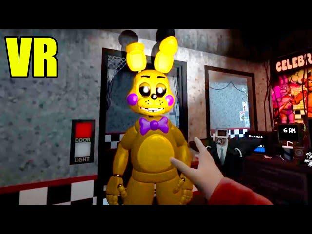 VR ANIMATRONICS SCARE THE SECURITY GUARD OCULUS QUEST 3 IN Garry's Mod GMOD FNAF COOP