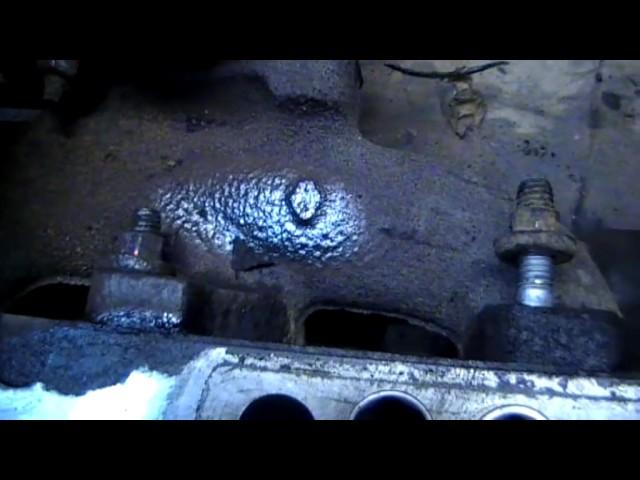 Как открутить гайку выпускного коллектора/How to unscrew the exhaust manifold nut