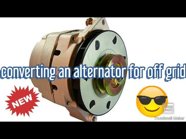 Charging off grid batteries using automobile alternator free energy cheap how to make car alternator