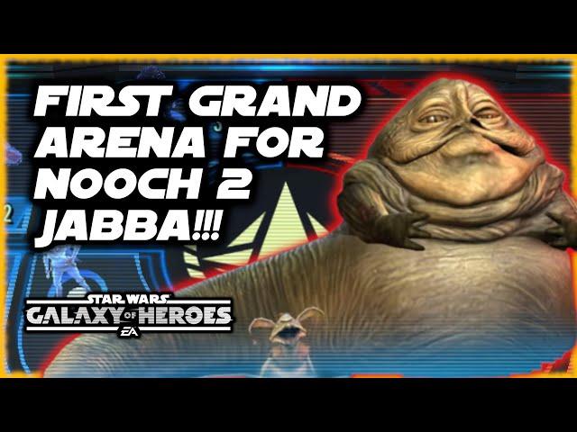 My Very First Grand Arena!!!!  (on my Nooch2Jabba Account)  Star Wars Galaxy of Heroes