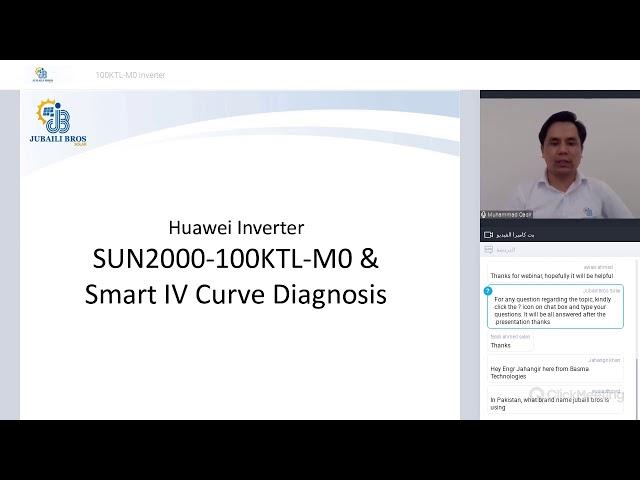 Webinar: Huawei SUN2000-100KTL-M1 Inverter