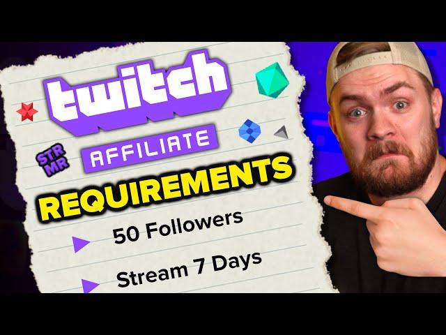 Twitch Affiliate All Requirements 2024 Edition!