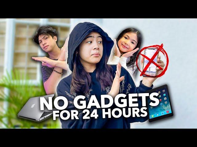 NO GADGETS For 24 Hours?! (Kaya Ba?) | Ranz and Niana