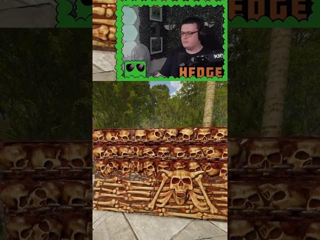FALLEN Concrete Barricade! #rust #rustskins #rustshorts #rustclips #shorts #gaming #fyp