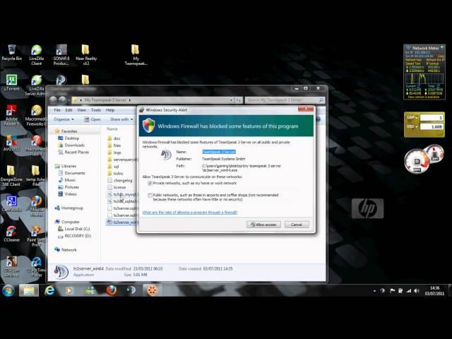 Teamspeak 3 Server Setup - Windows - 64-bit