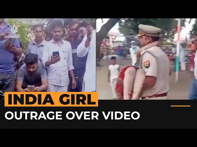 Bystanders film 12-year-old Indian girl in distress after alleged rape | Al Jazeera Newsfeed