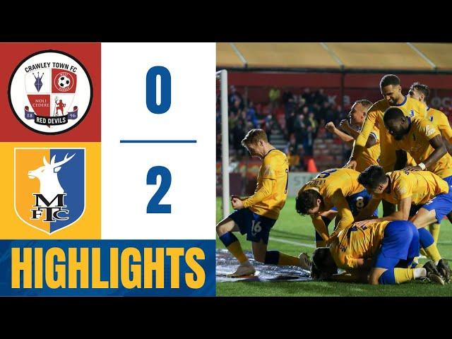 Crawley Town v Mansfield Town Highlights