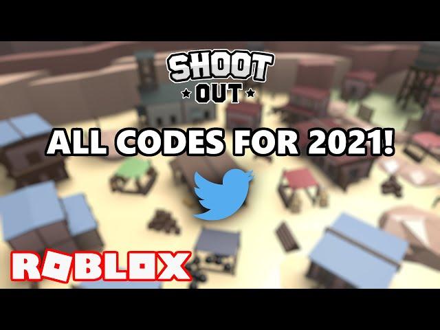 ALL SHOOT OUT CODES! [2021] - Roblox