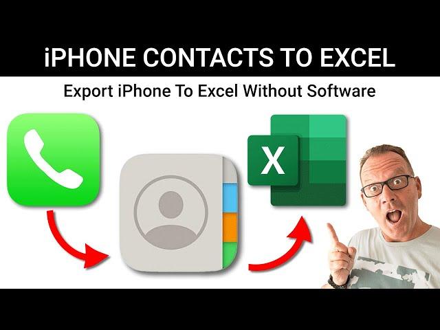 Export iPhone Contacts to Excel - Step by Step Tutorial