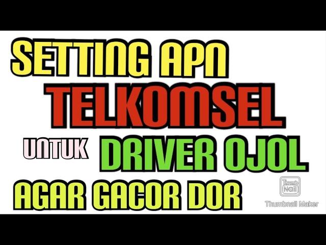 SETTING APN UNTUK OJOL AGAR ORDERAN LANCAR #gopartner #gojek #gojekindonesia #gofood #gojekgacor