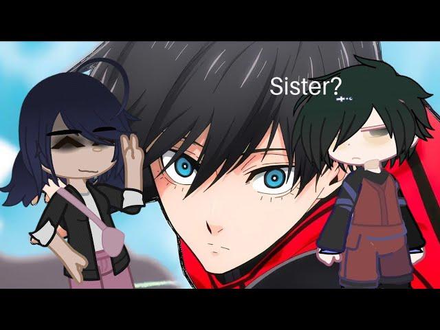 Gacha Reaction to Marinette brother as Itoshi Rin