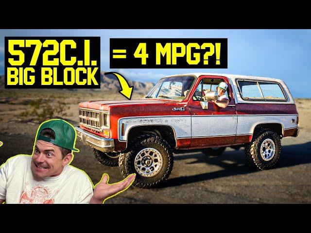 572ci Big Block SquareBody Vs $850,000 Speedboat: Which Burns More Fuel?