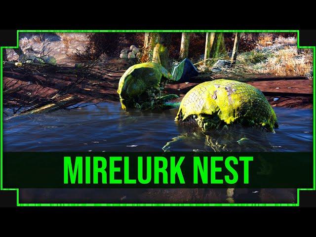 Mirelurk Nest in Fallout 4 - Navigating Hidden Lake Terrors!