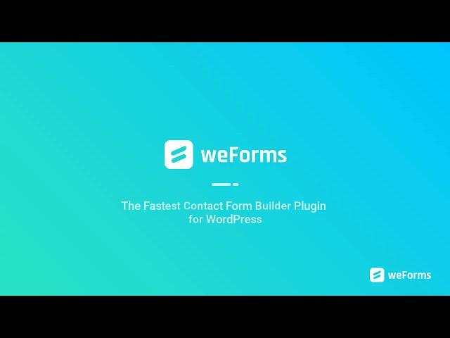 The Fastest Contact Form Builder Plugin for WordPress