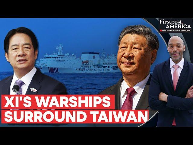 China Deploys Largest Fleet of Ships in Decades to Intimidate Taiwan | Firstpost America