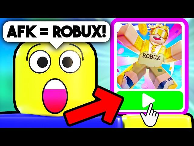 I Found a *NEW* FREE ROBUX GAME!  (AFK for Robux!)