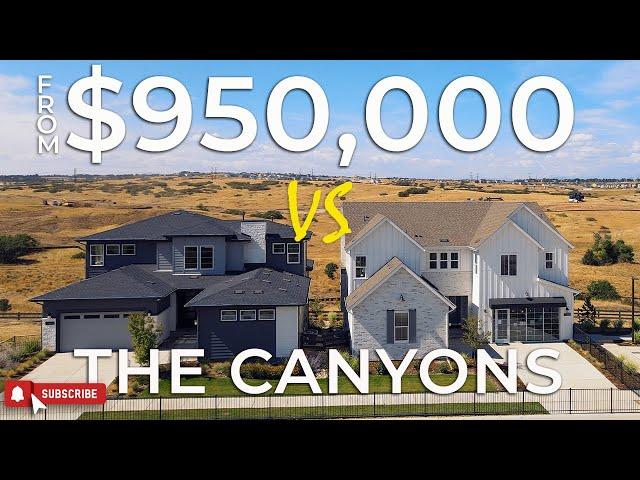 INSIDE 2 LUXURY SHEA HOMES IN THE CANYONS AT CASTLE PINES | NEAR DENVER , CO | NEW HOME TOUR