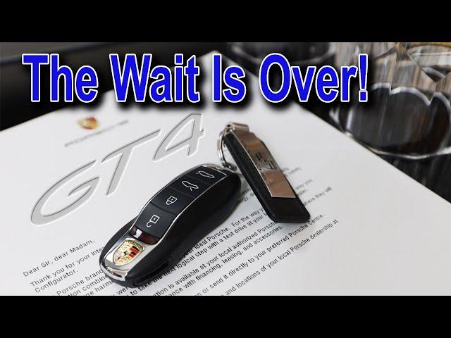 The Wait is Over!  Receiving my 2021 Porsche Cayman GT4