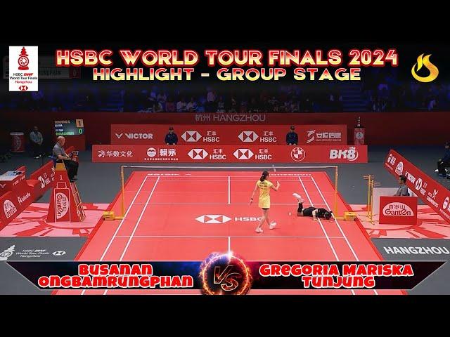 Gregoria Mariska Tunjung [Ina]  Vs Busanan Ongbamrungphan [Tha] | Hsbc Word Tour 2024 |Group Stage