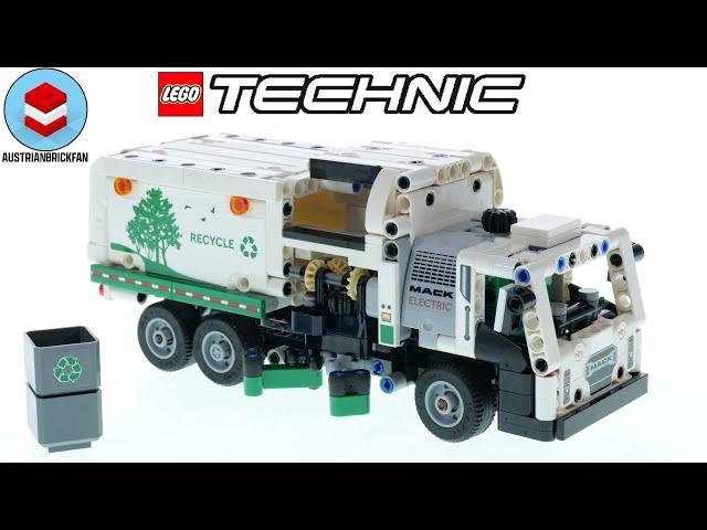 LEGO Technic 42167 Mack LR Electric Garbage Truck – LEGO Speed Build Review