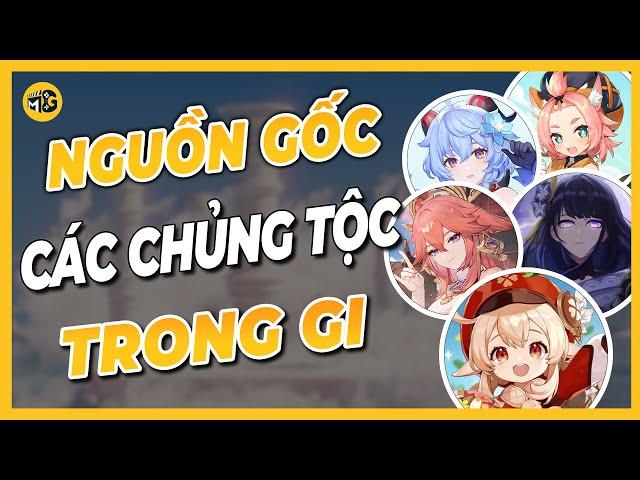 TOÀN BỘ các CHỦNG TỘC đã xuất hiện trong GENSHIN IMPACT.