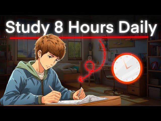 5 Smart tips to study 8 hours daily | How to force your brain to study hard