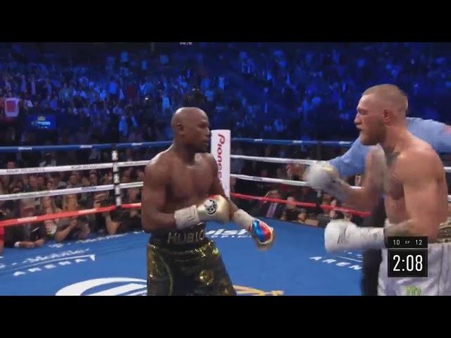 Floyd Mayweather HAMMERS Conor McGregor (Final Moments)